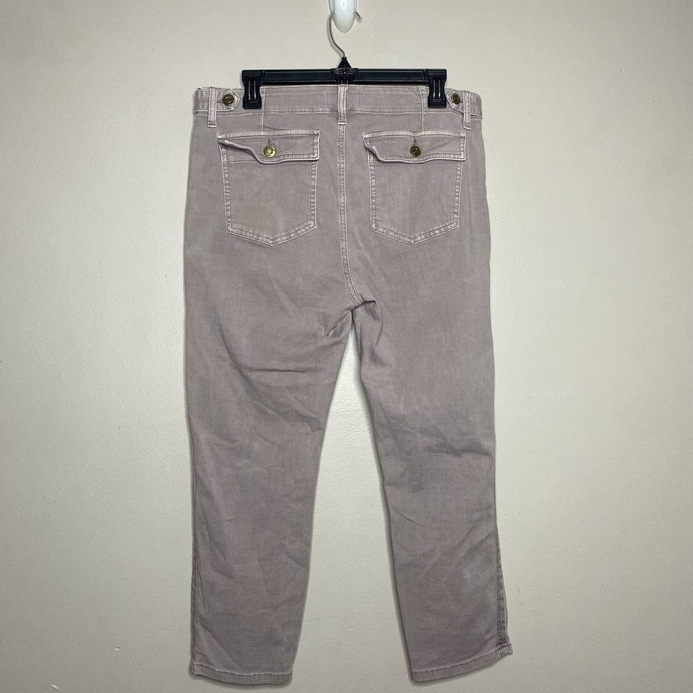 PISTOLA Straight Leg Pant Women Size 31 Pale Purple Cropped Utility High Rise - Picture 2 of 15